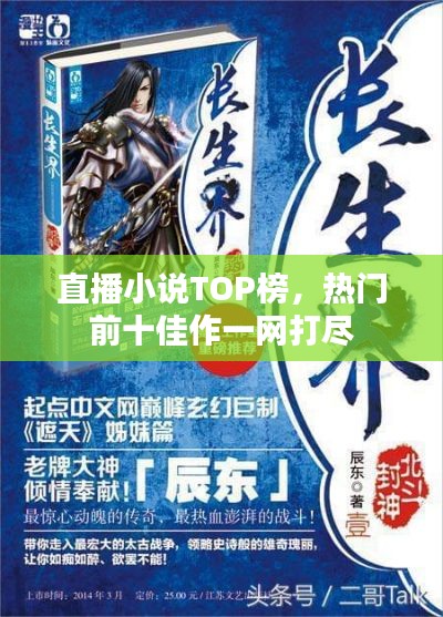 直播小说TOP榜,热门前十佳作一网打尽