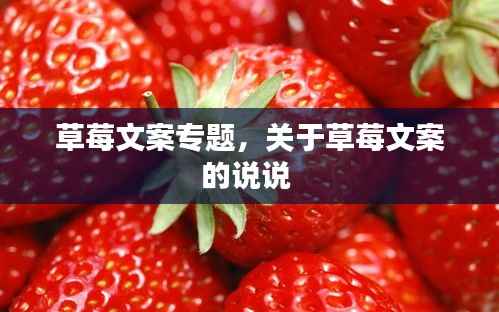草莓文案专题,关于草莓文案的说说